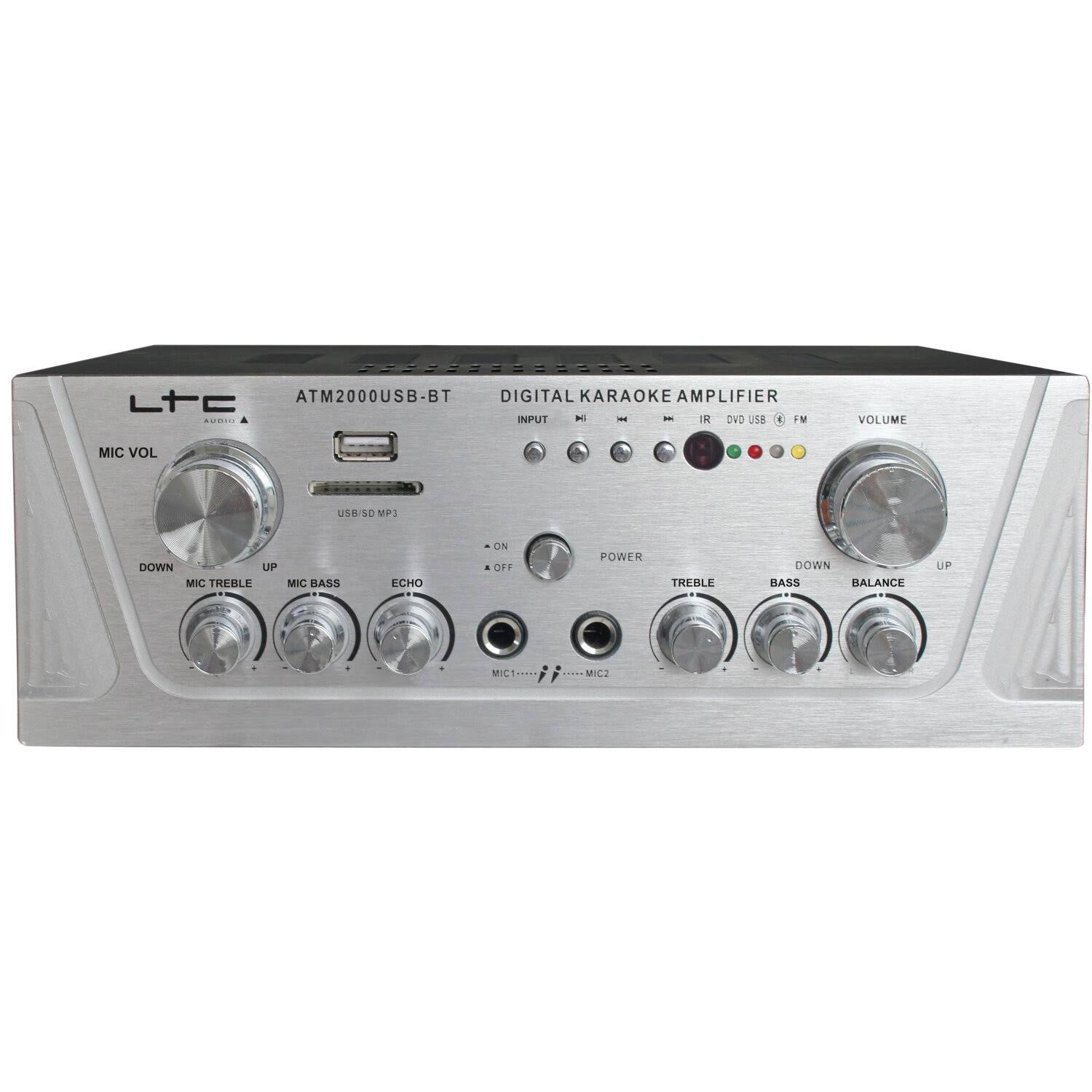 LTC Audio ATM2000USB Karaoke Amplifier incl. Karaoke Function