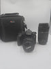Canon Eos bundle 2 lens's a case and charger