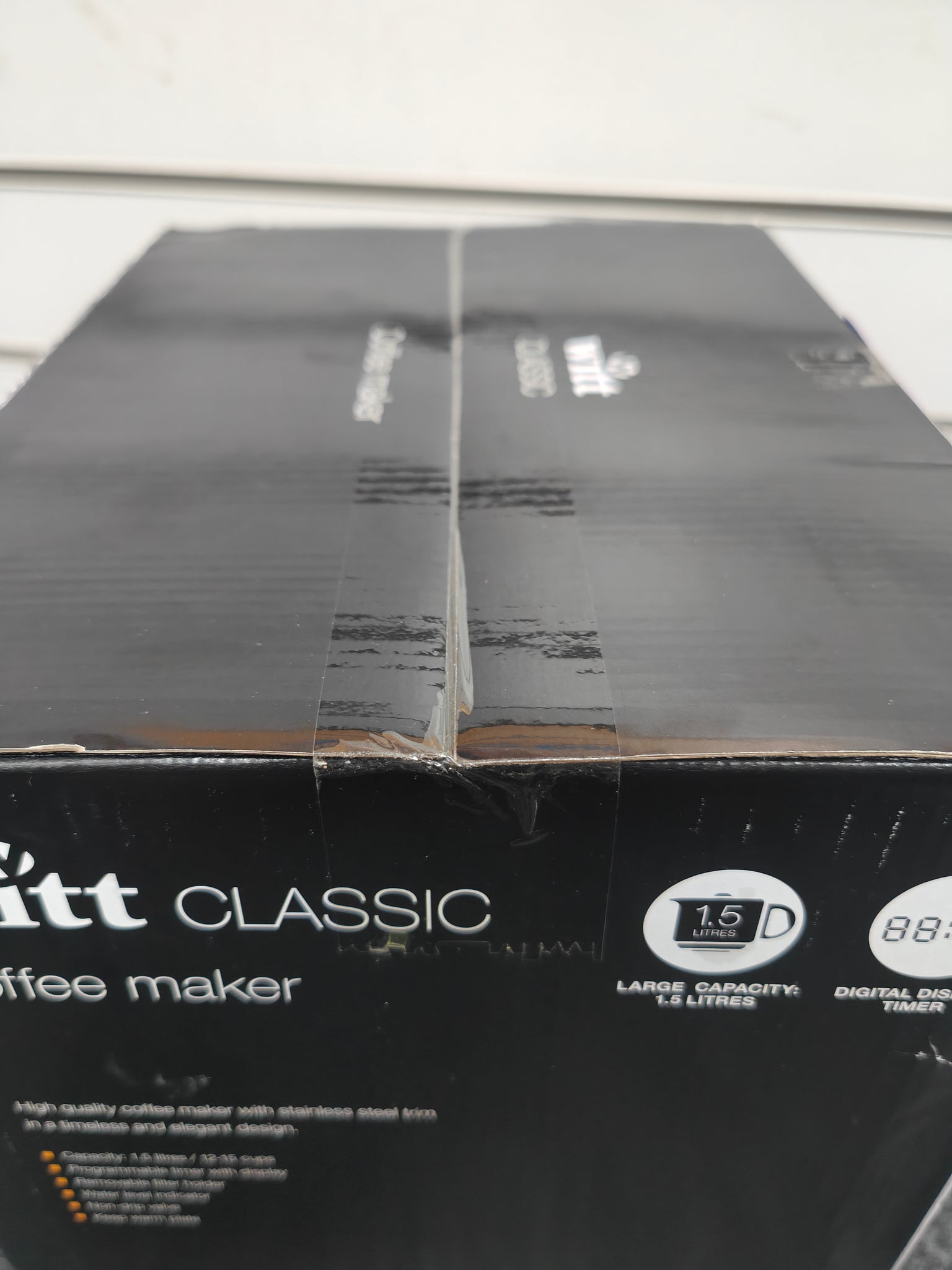 Witt WCC800B Classic Coffee Make Black, Plastic