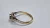 18ct gold diamond ring size J