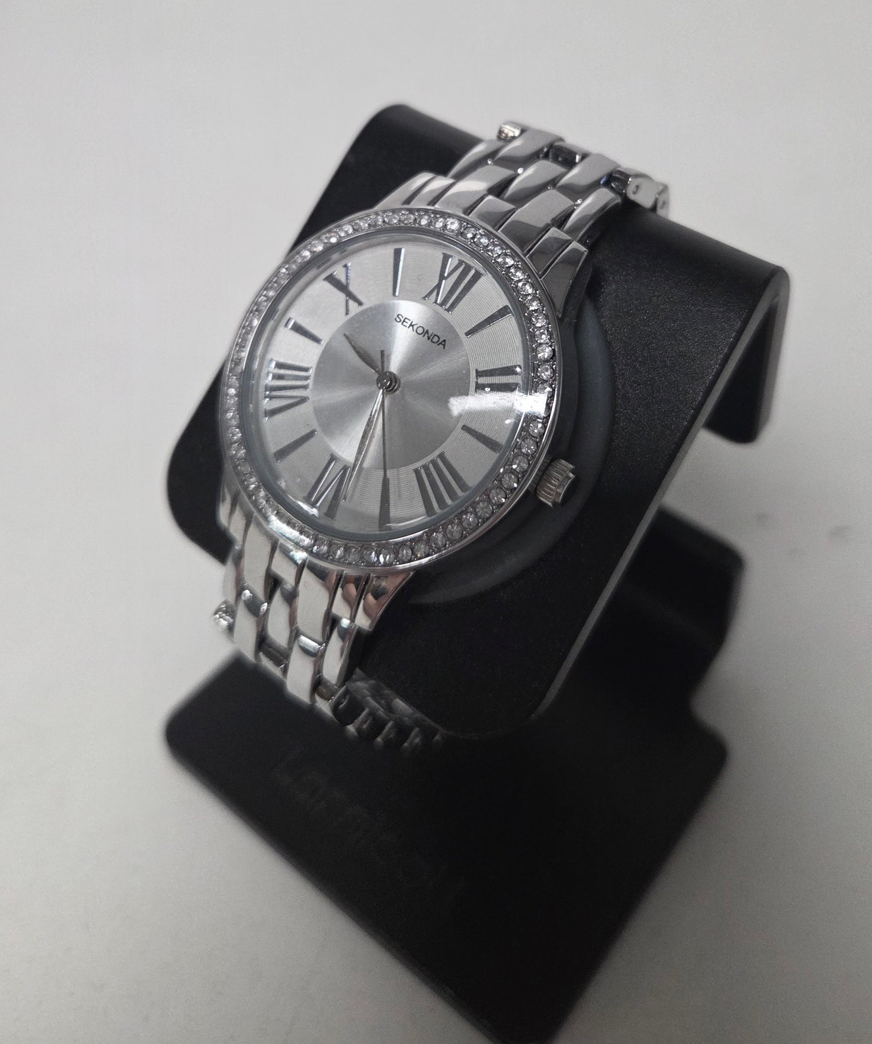 * Store Collection Only * Sekonda Charlotte Ladies Silver Bracelet Watch 40348 Boxed L:ike New