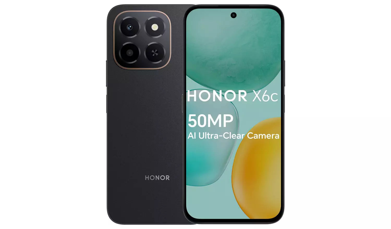 HONOR X6c 128GB Mobile Phone Midnight Black - Unlocked