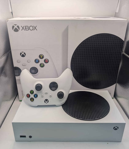 Xbox Series S 512GB Console - White - Boxed With White Controller & Wires