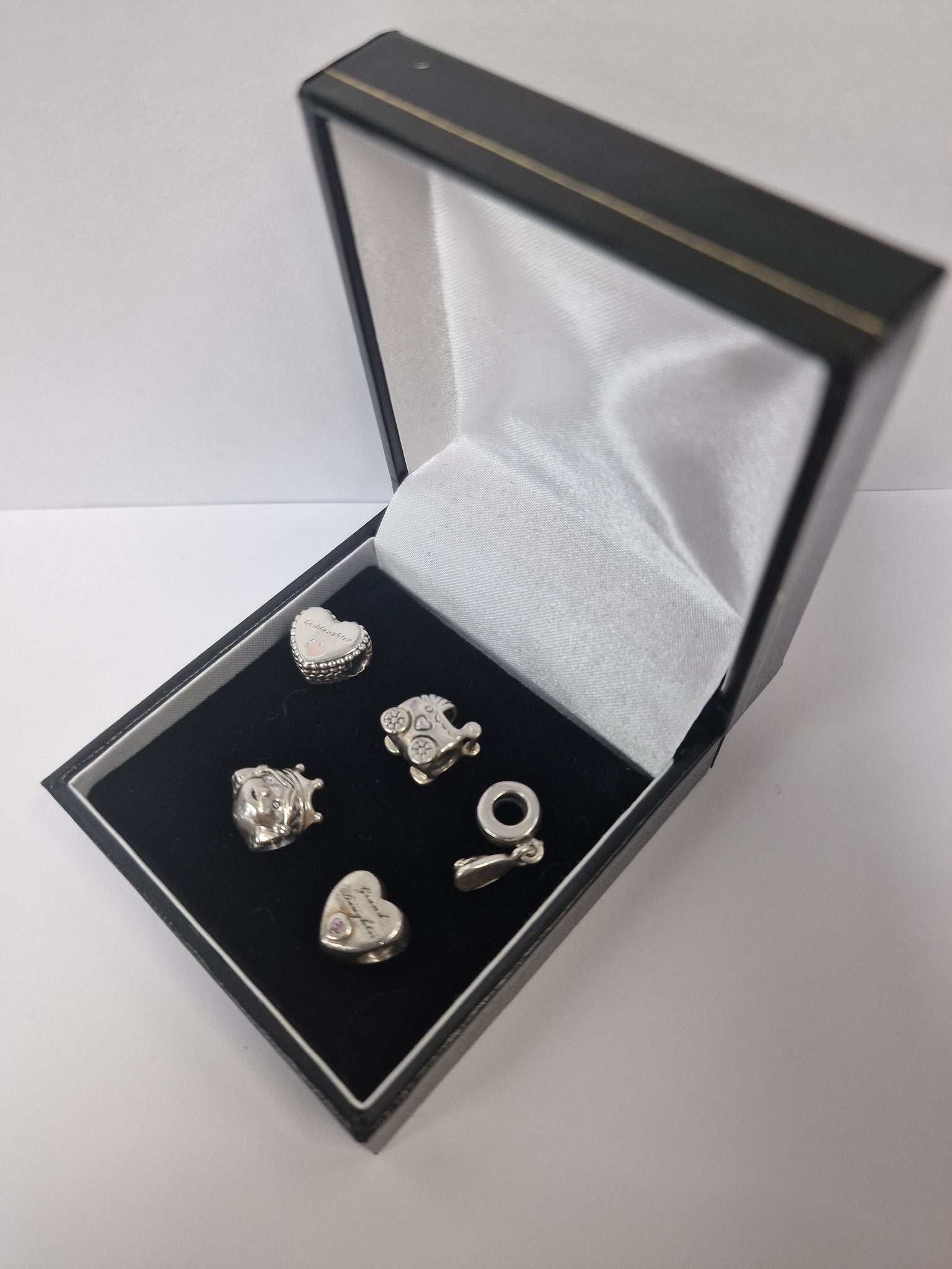 Silver 925 Granddaughter 5 Charm Bundle ALE