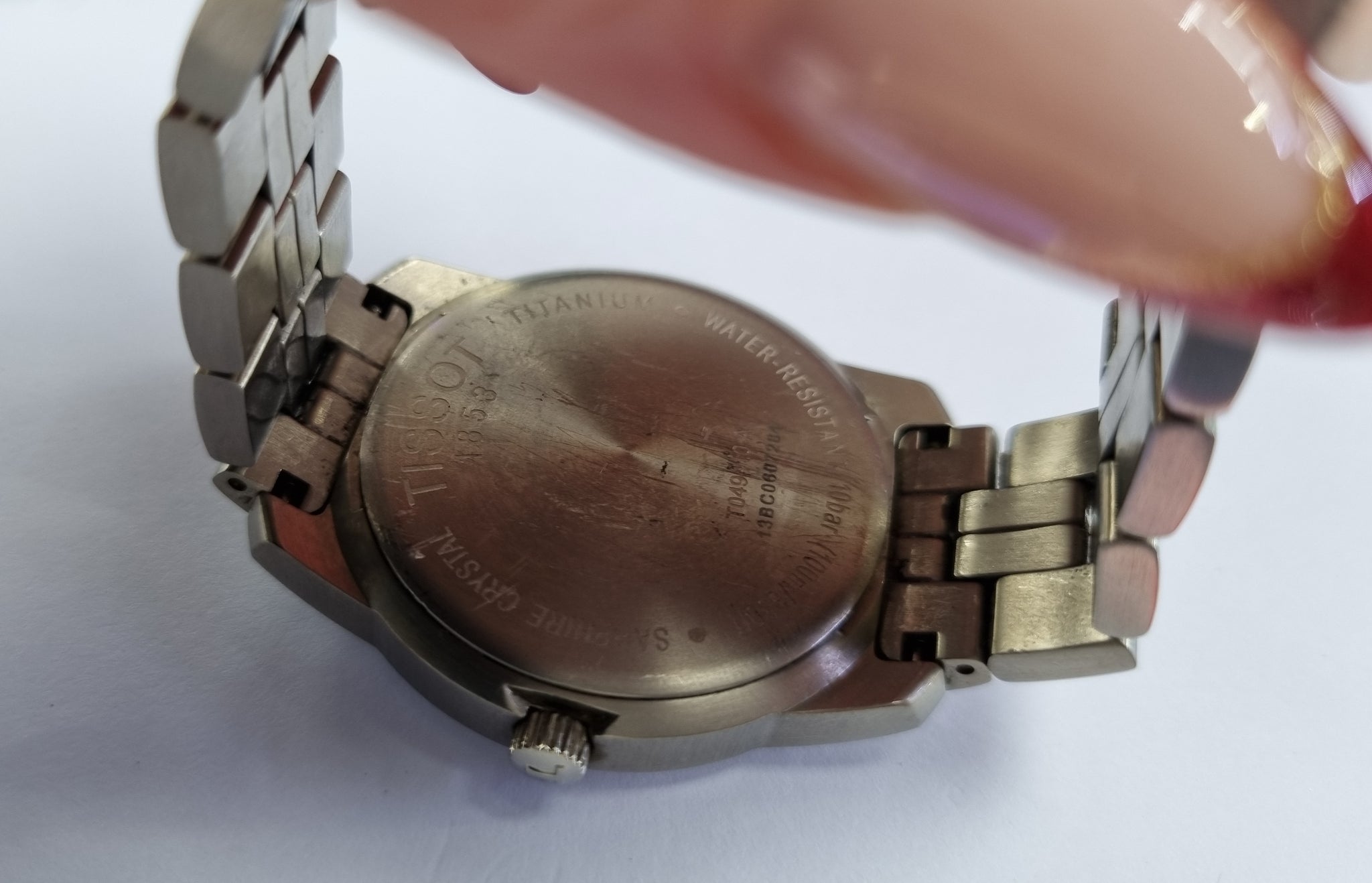 Tissot PR100 Titanium Quartz watch grey