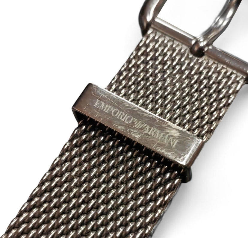 Emporio Armani AR1979 Mesh-strap Men's Watch**Boxed**