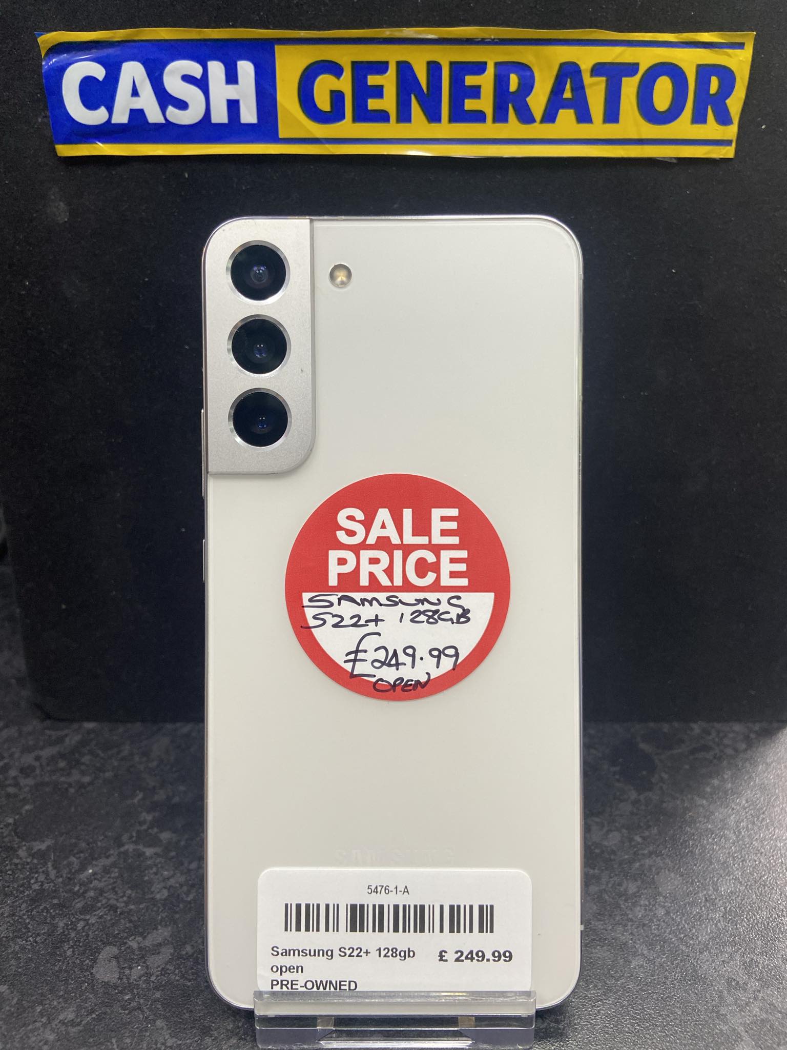 Samsung Galaxy S22+ 128GB 5G - Phantom White