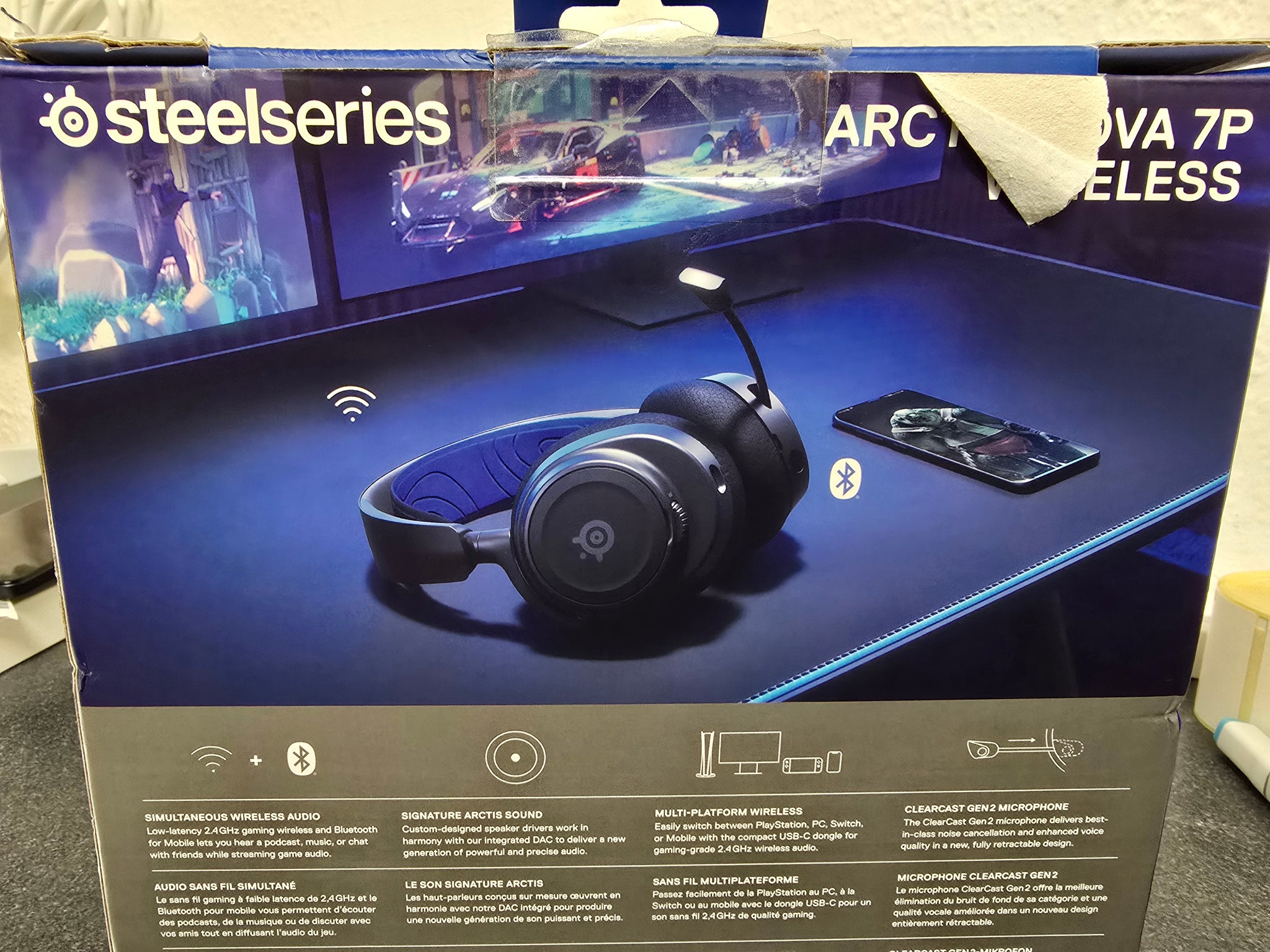 SteelSeries Arctis Nova 7P PS5 Premium Wireless Gaming Headset