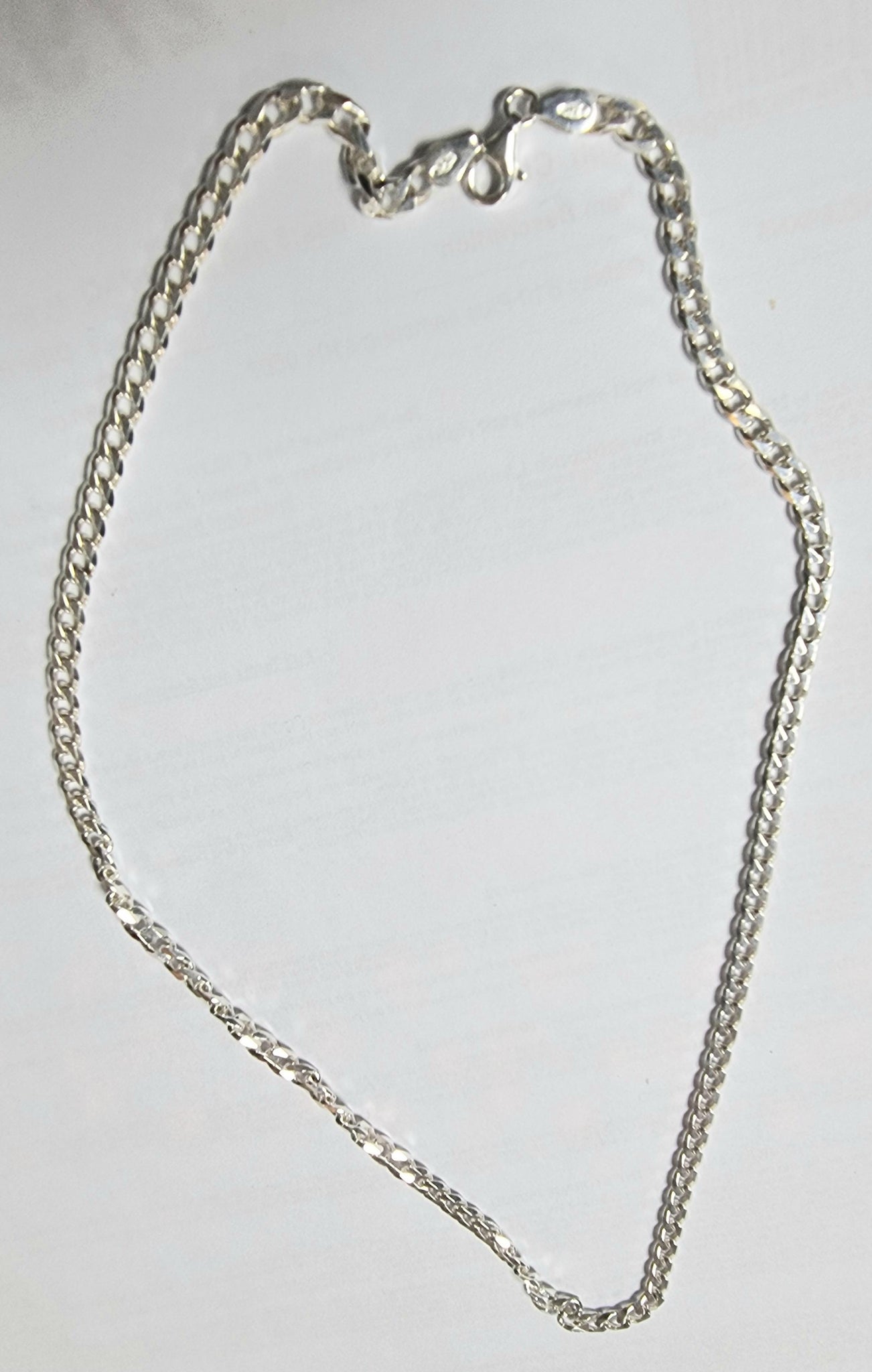Silver Chain 18"