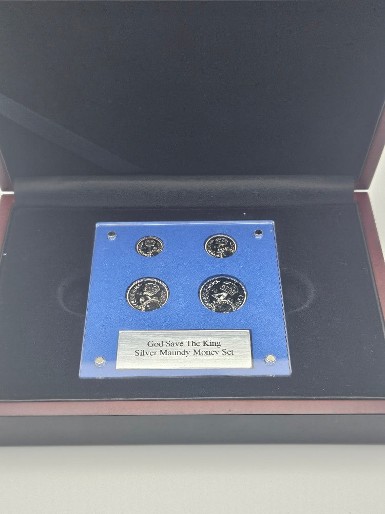 God Save The King - Silver Maundy Money Set