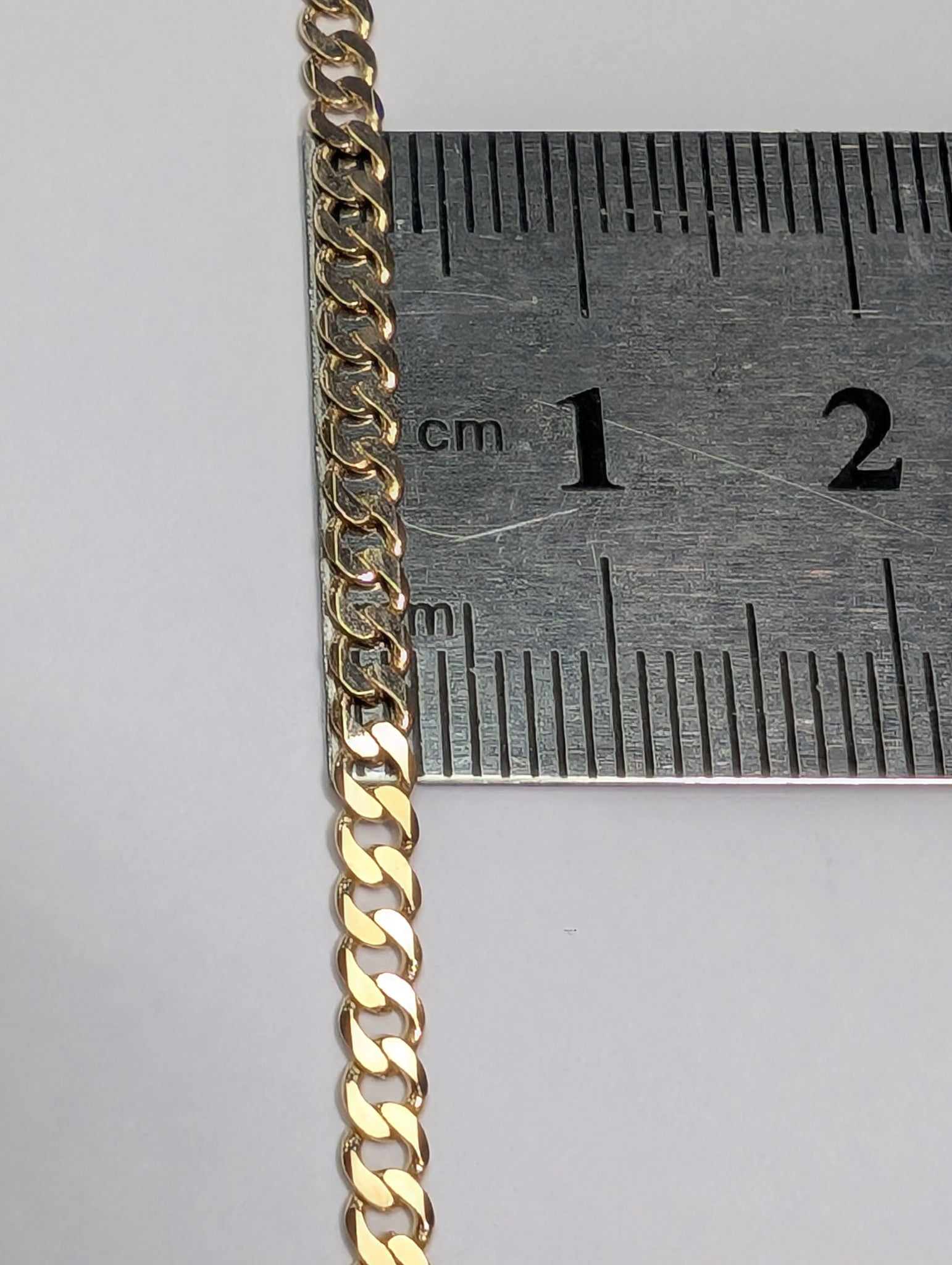 9ct Gold Curb Chain 24"