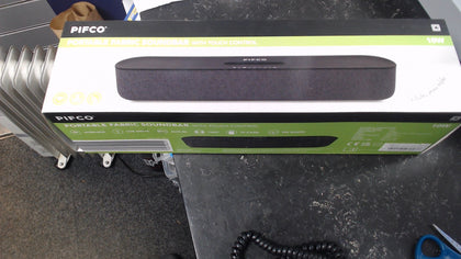 pifco portable fabric soundbar