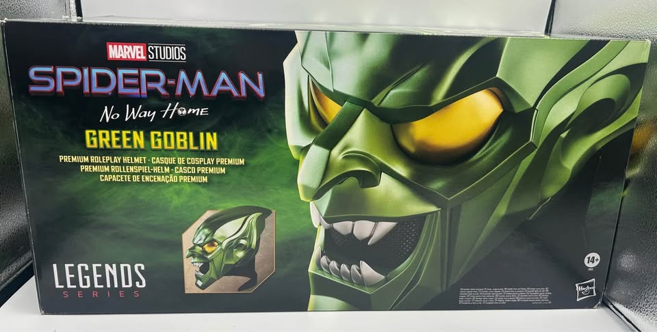 Marvel Studios Spider-Man No Way Home, Green Goblin Helmet, Marvel Legends