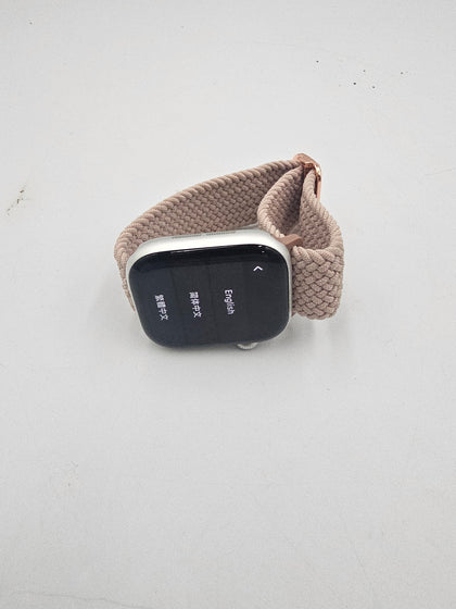 Watch Series 10 (GPS) Pink Rope Strap, Silver Aluminium, 42mm,