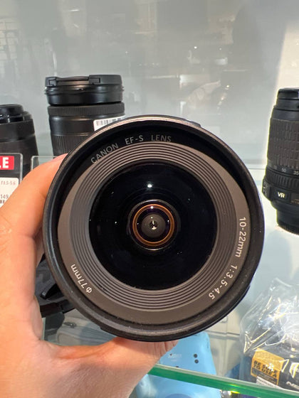 Canon EF-S 10-22mm f/3.5-4.5 USM Black Lens