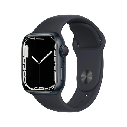 Apple Watch Series 7 (GPS 41mm) Midnight Aluminium Case With  Sport Band