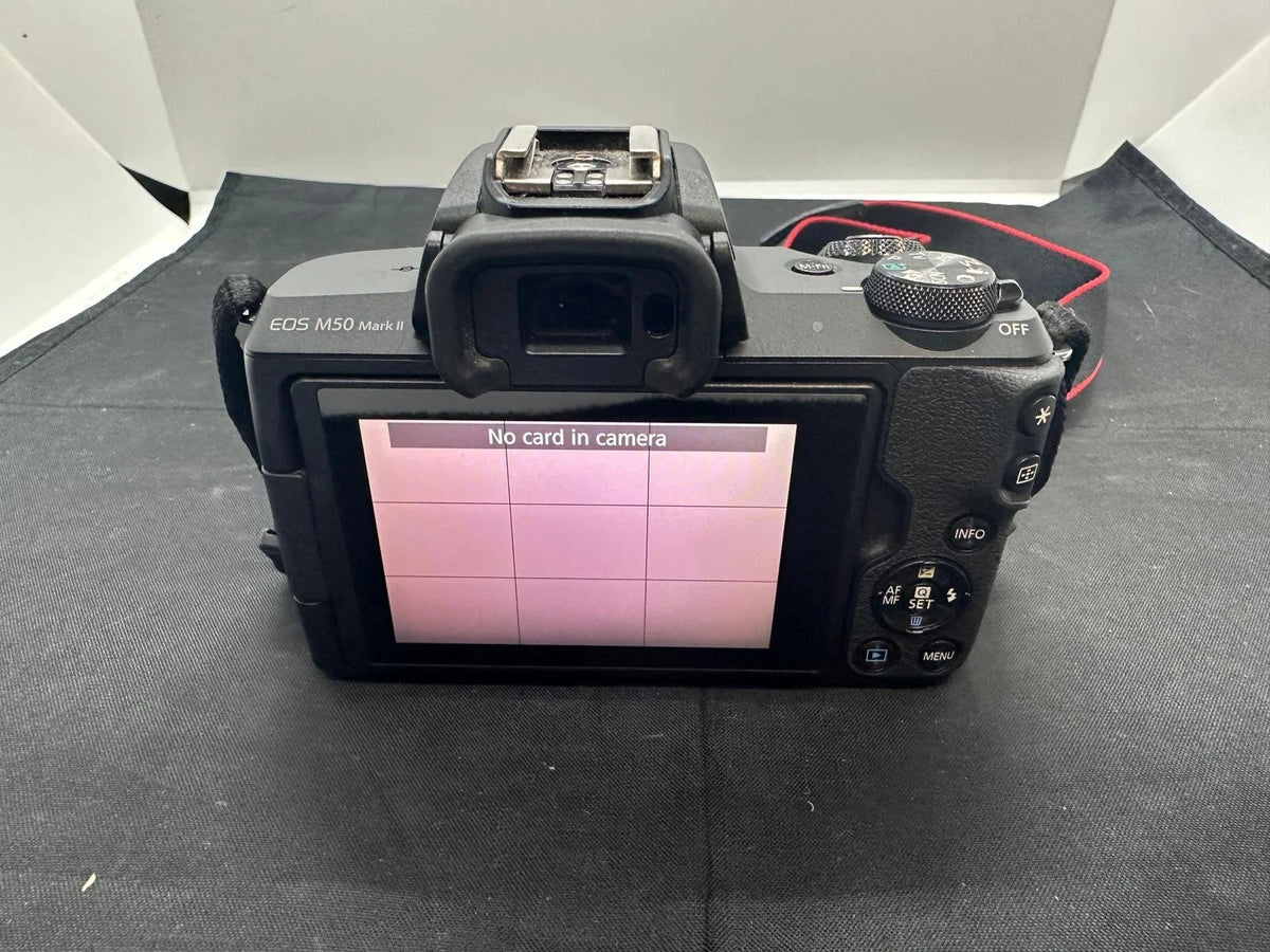 Canon EOS M50 Mark II 24.1MP Mirrorless Digital Camera - Black
