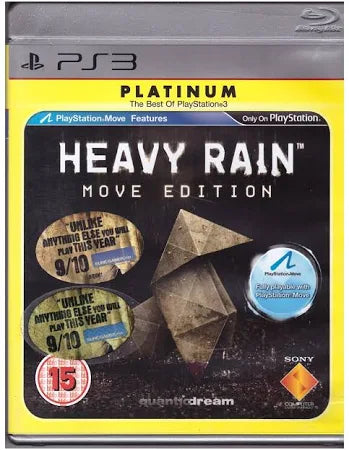 Ps3 Heavy Rain - Move Edition (platinum) Pal Complete Playstation 3