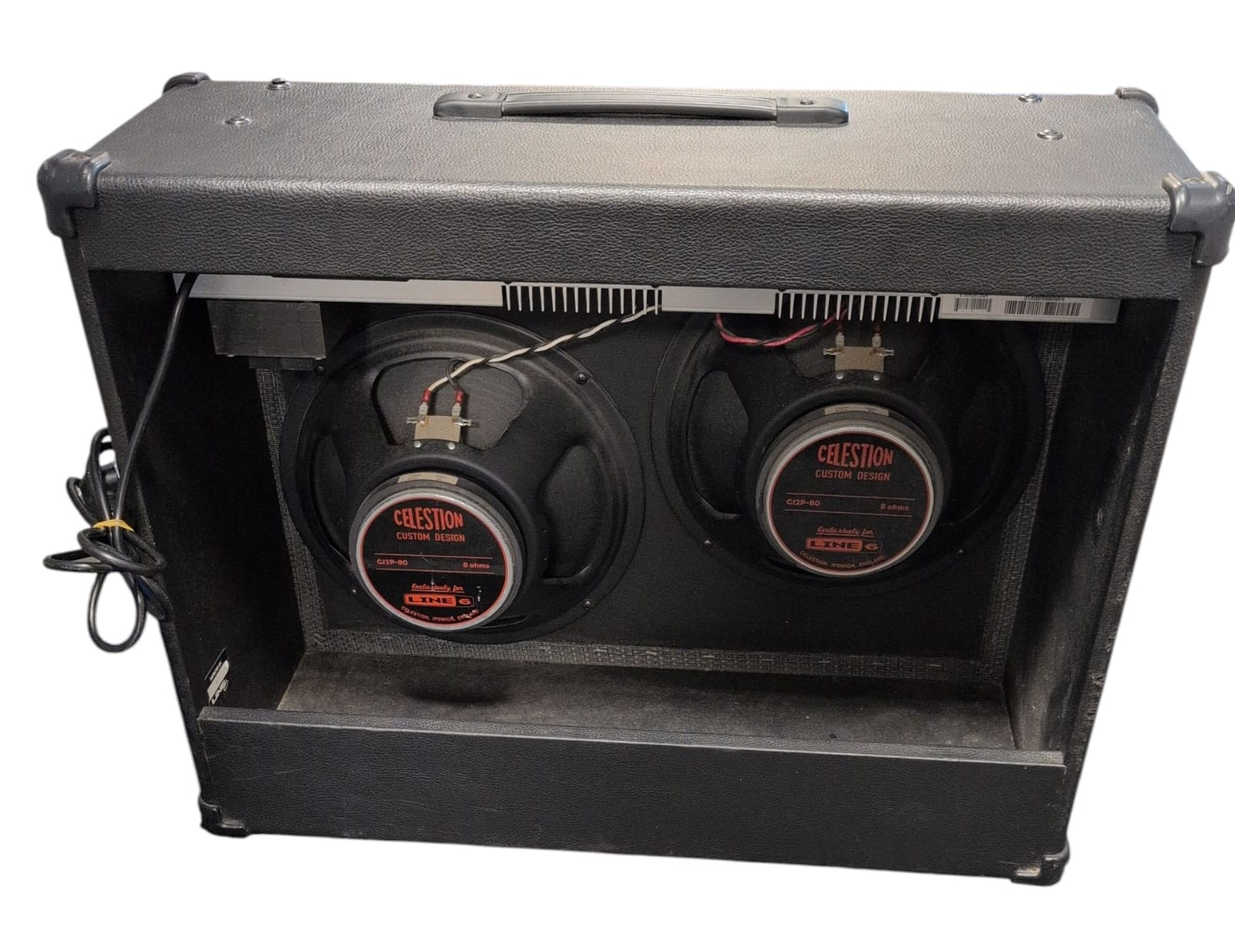Line Spider 212 100 Watts 2 12 inch Stereo Speakers and FX with Line FB4 4 Chanel Foot Pedal "Collection Only"