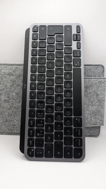 Logitech MX Keys Mini Wireless - Graphite, W/ Case&Wire