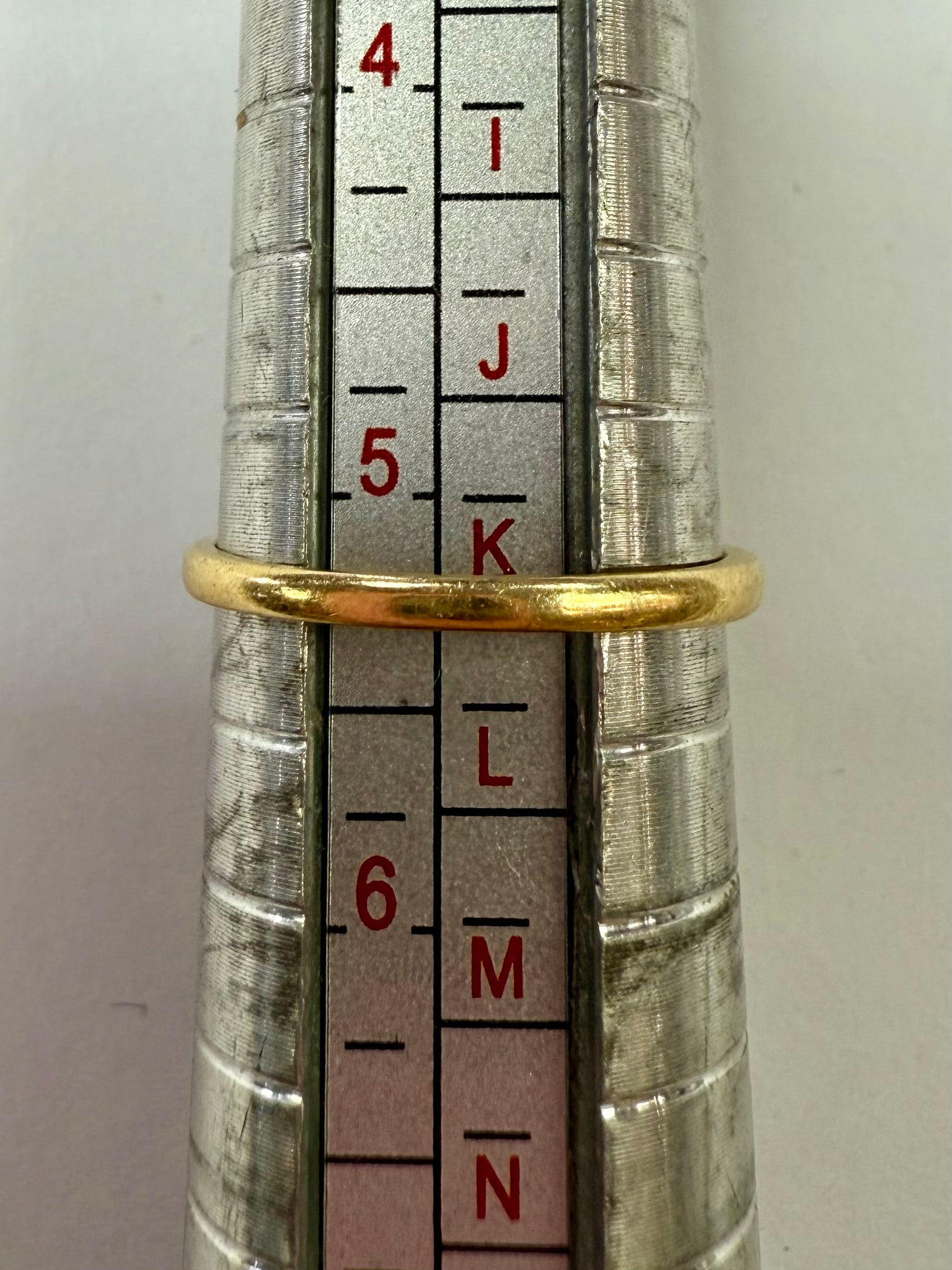 18CT Gold Diamond Ring Size K