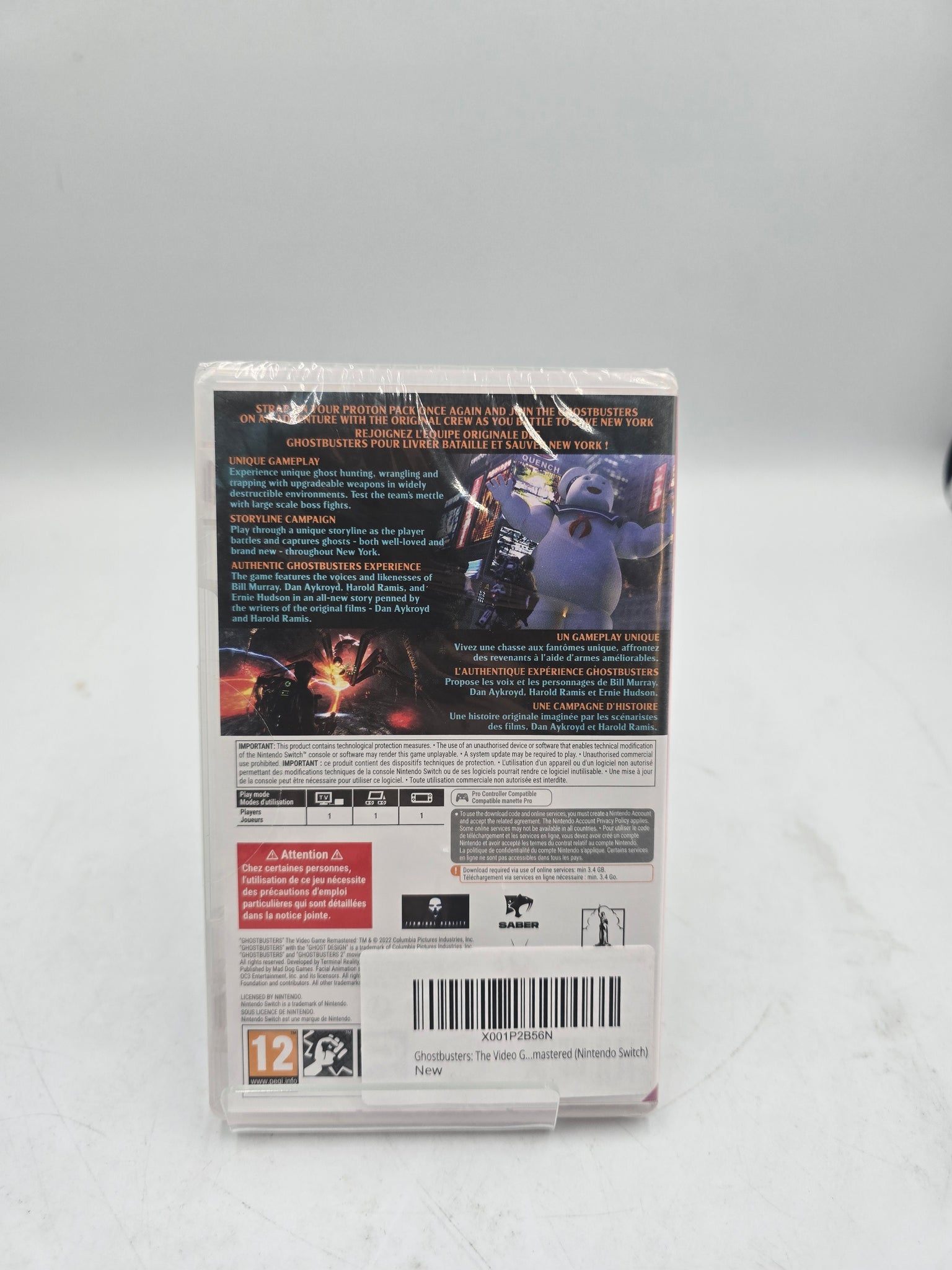 Ghostbusters The Video Game Remastered Nintendo switch game