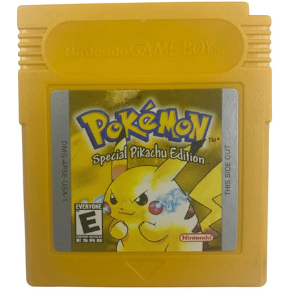 Pokémon Yellow Version Pikachu Edition Nintendo Cartridge