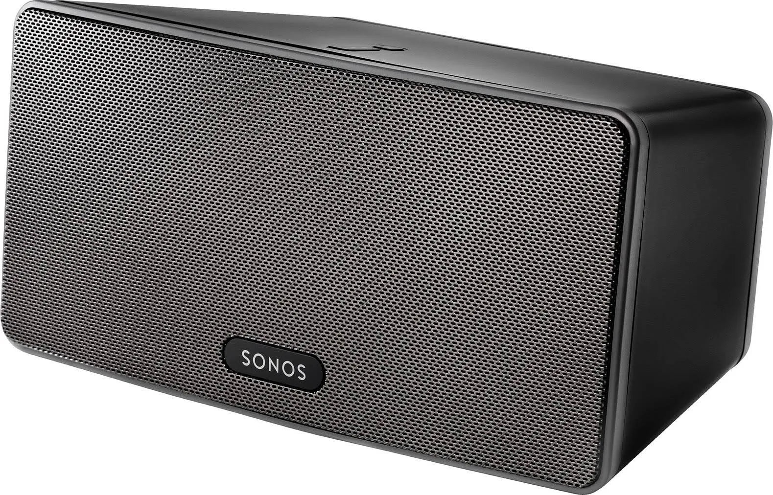 Sonos Play:3 - Speaker - Wireless - Ethernet, Fast Ethernet, Wi-Fi - 2-Way - Black (Grille Colour - Graphite) - For Sonos Playbar