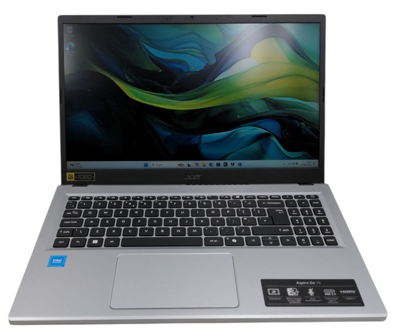 Acer Aspire Go 15 Laptop with Acer Mouse and Laptop Bag