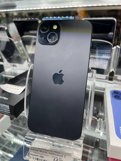 Apple iPhone 15 Plus 128GB Black, Unlocked