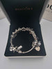 Pandora (ALE 925) Sterling Silver Charm Bangle Bracelet - With 18x Assorted Charms
