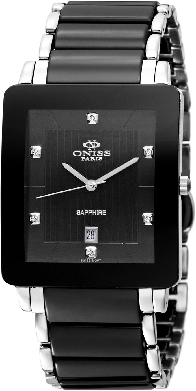 ***SALE*** Paris Men's ON603-MBK Prezioso Swiss Quartz Bracelet Watch
