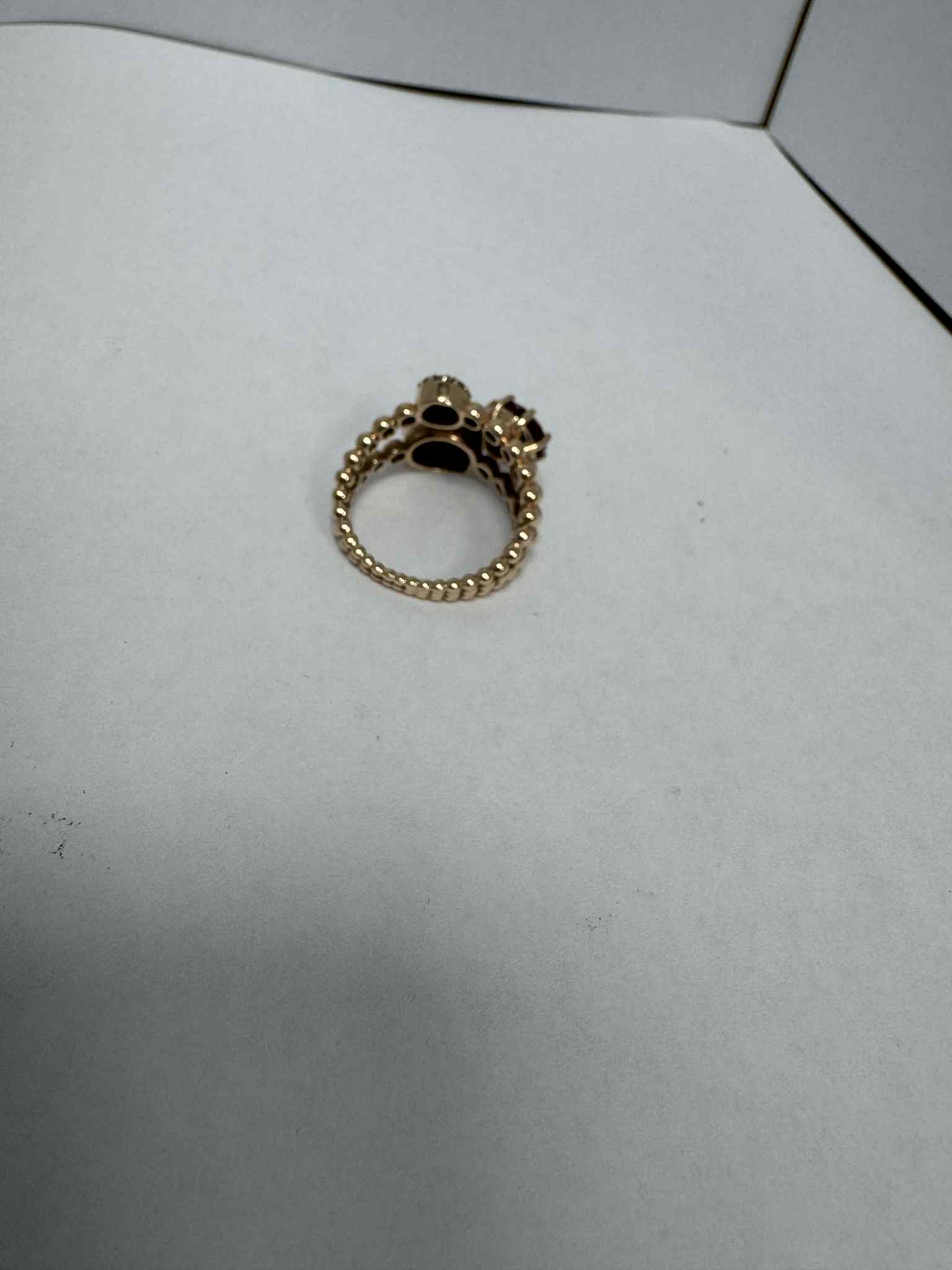 14ct gold ring (8.52g) (size P)