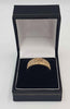 9ct yellow gold ring 6.3g size U boxed & HALLMARKED