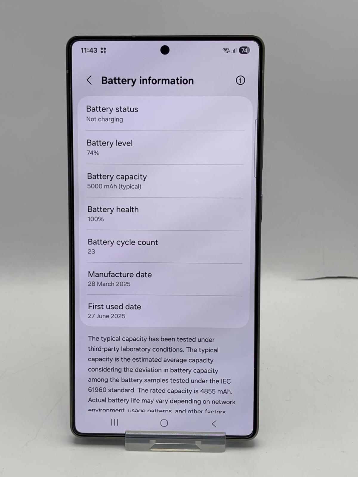 Samsung Galaxy S25 Ultra 512GB -Titanium Black - 100% Battery Health