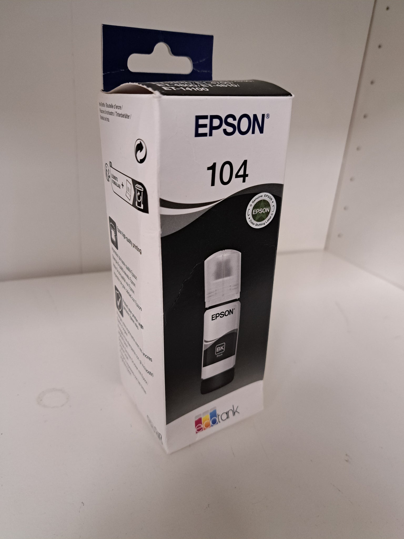 Epson 104 Black EcoTank Ink Bottle - Great Yarmouth
