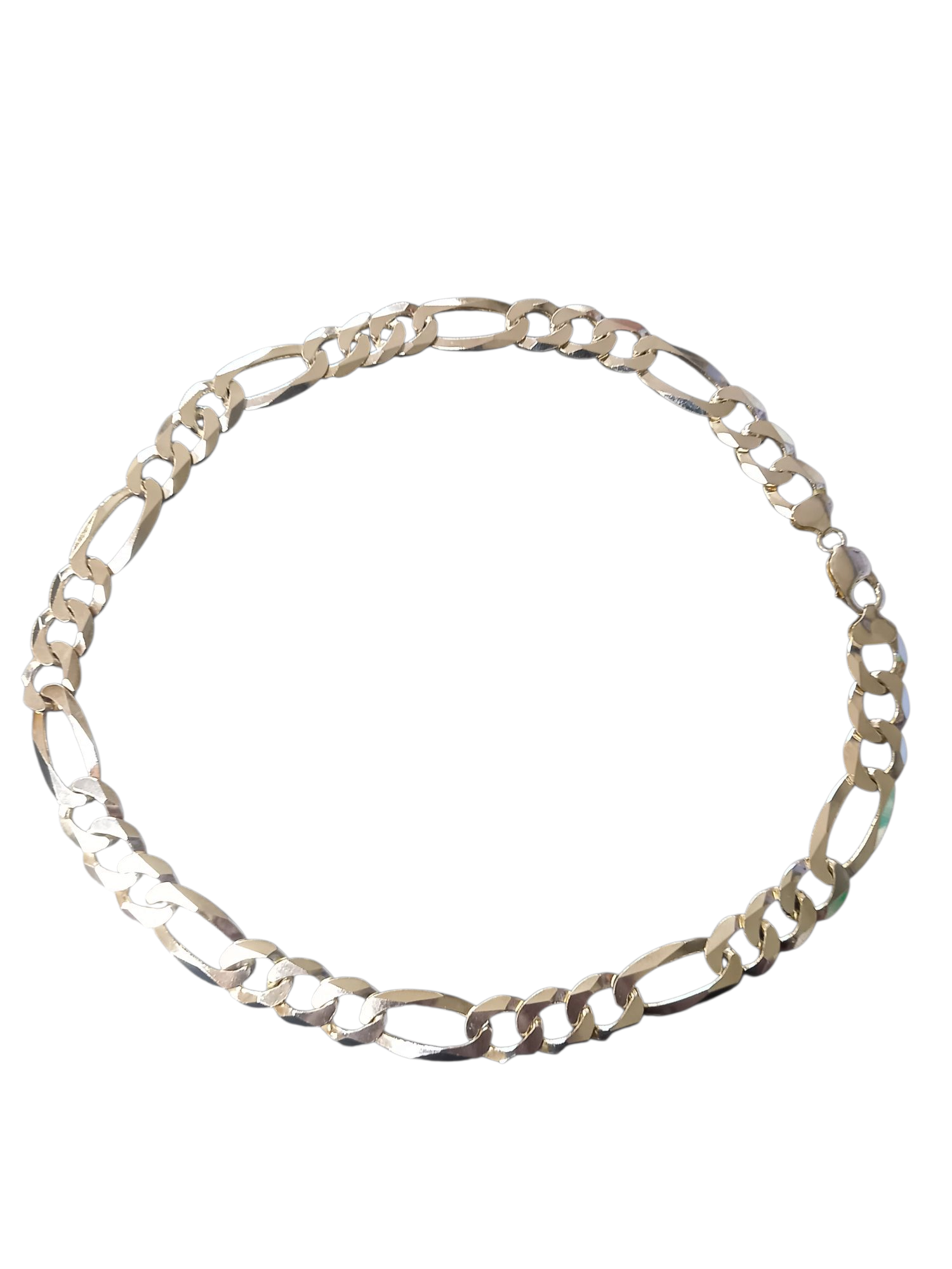 22" Silver Figaro Chain-84g