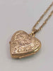 (9ct 375 Hallmarked&Tested), Gold Chain With "I love you" Pendant Locket, Weight: 4.25g, 26" Length