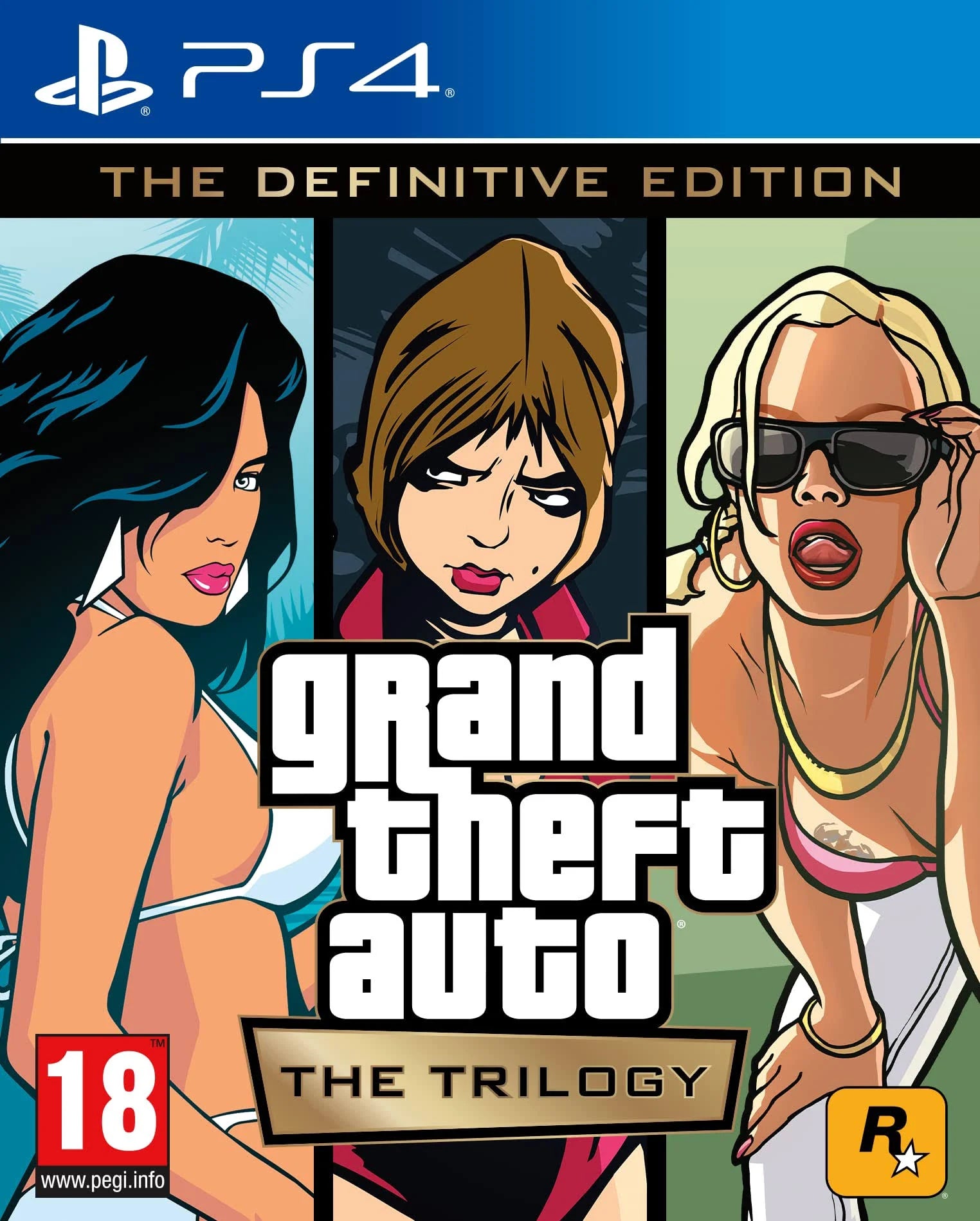 Grand Theft Auto, The Trilogy - The Definitive Edition (PS4)