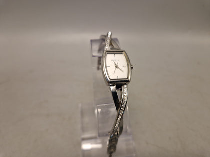 Ladies DKNY Stainless Steel Cross Over Watch