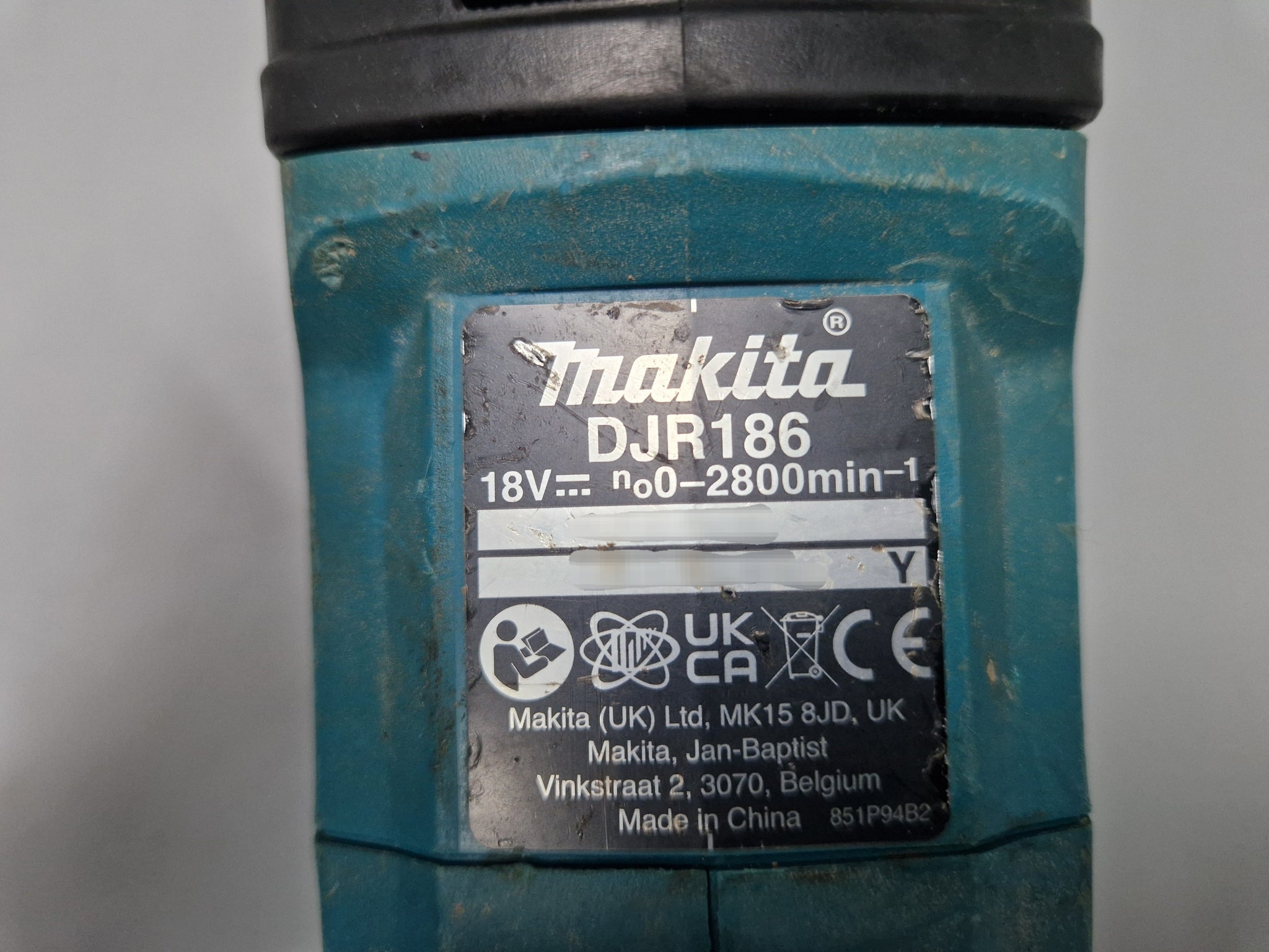 Makita DJR186 18v Reciprocating Saw with 5.0Ah Battery