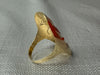 14ct Gold Shield Ring