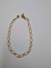 Vintage 9ct Yellow Gold Infinity Link Bracelet - 7.5" Long - 1.75 Grams
