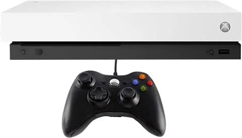 Xbox One X Console, 1TB, Robot White, 3rd Party Controller