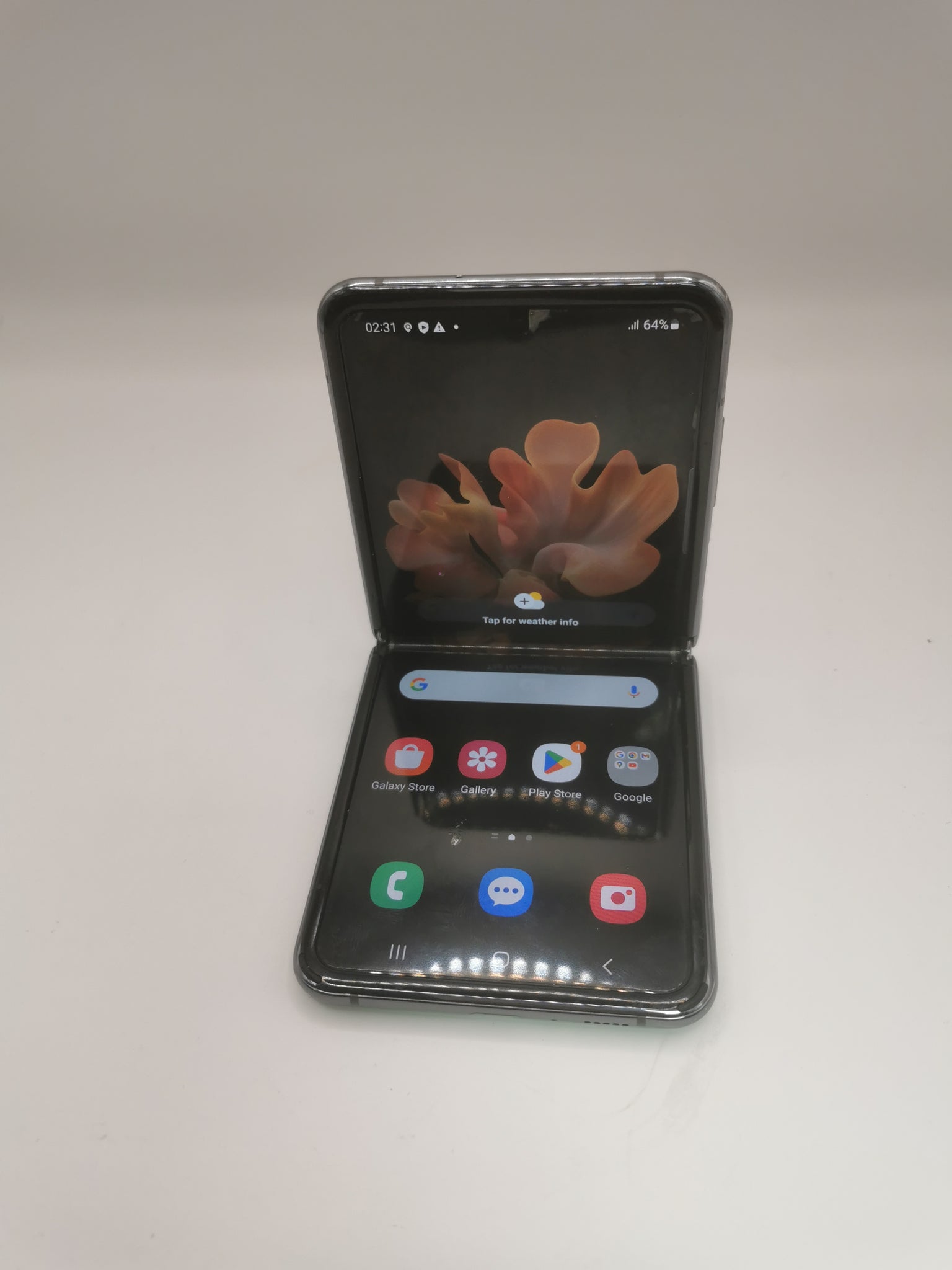 Samsung Galaxy Z Flip - 5g - 256gb - Mystic Grey (unlocked) Smartphone Pixel damage