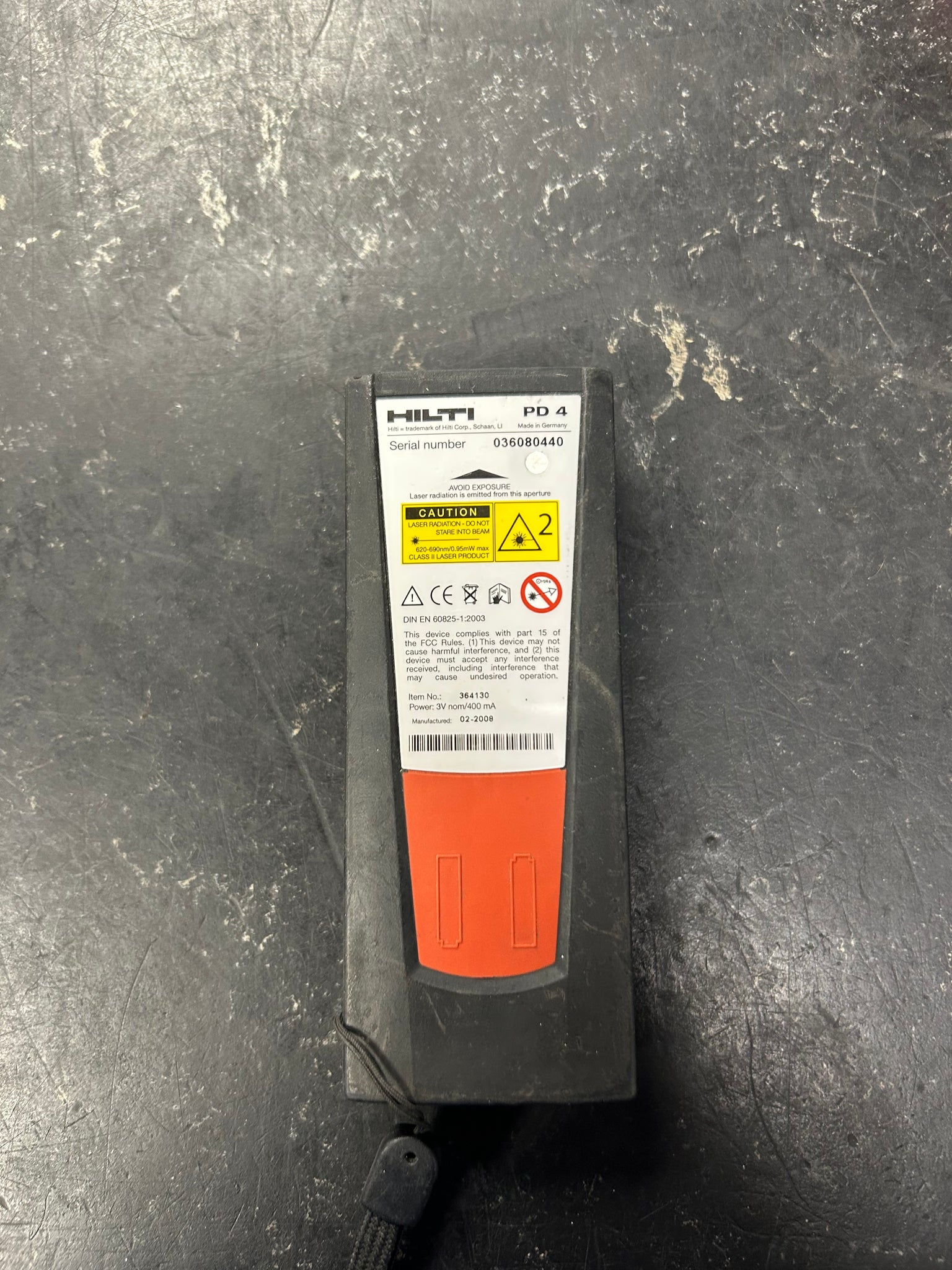 Hilti PD4 Laser Range Finder Distance Meter