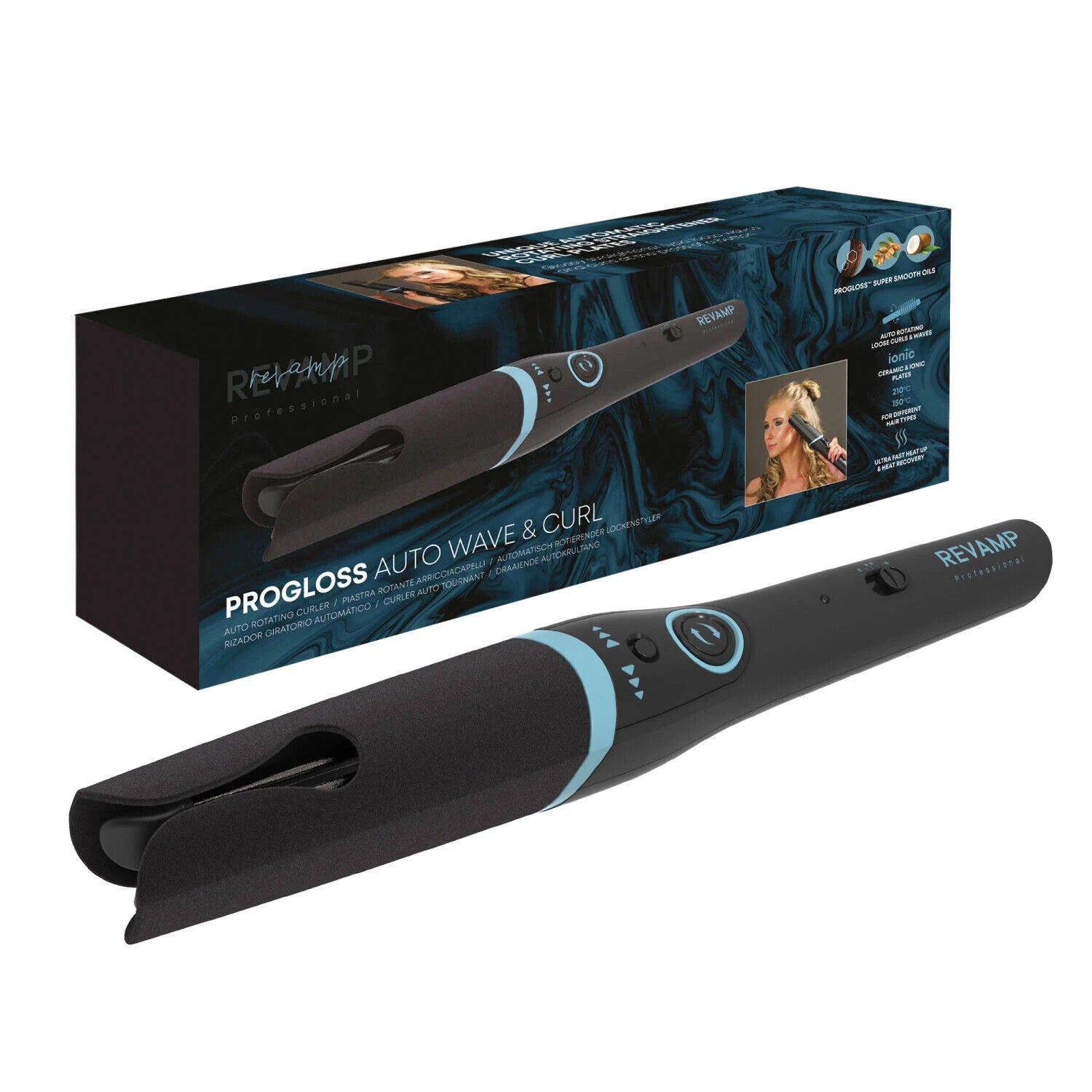 Revamp Auto Waveand Curl Automatic Hair Curler Variable Temperatures
