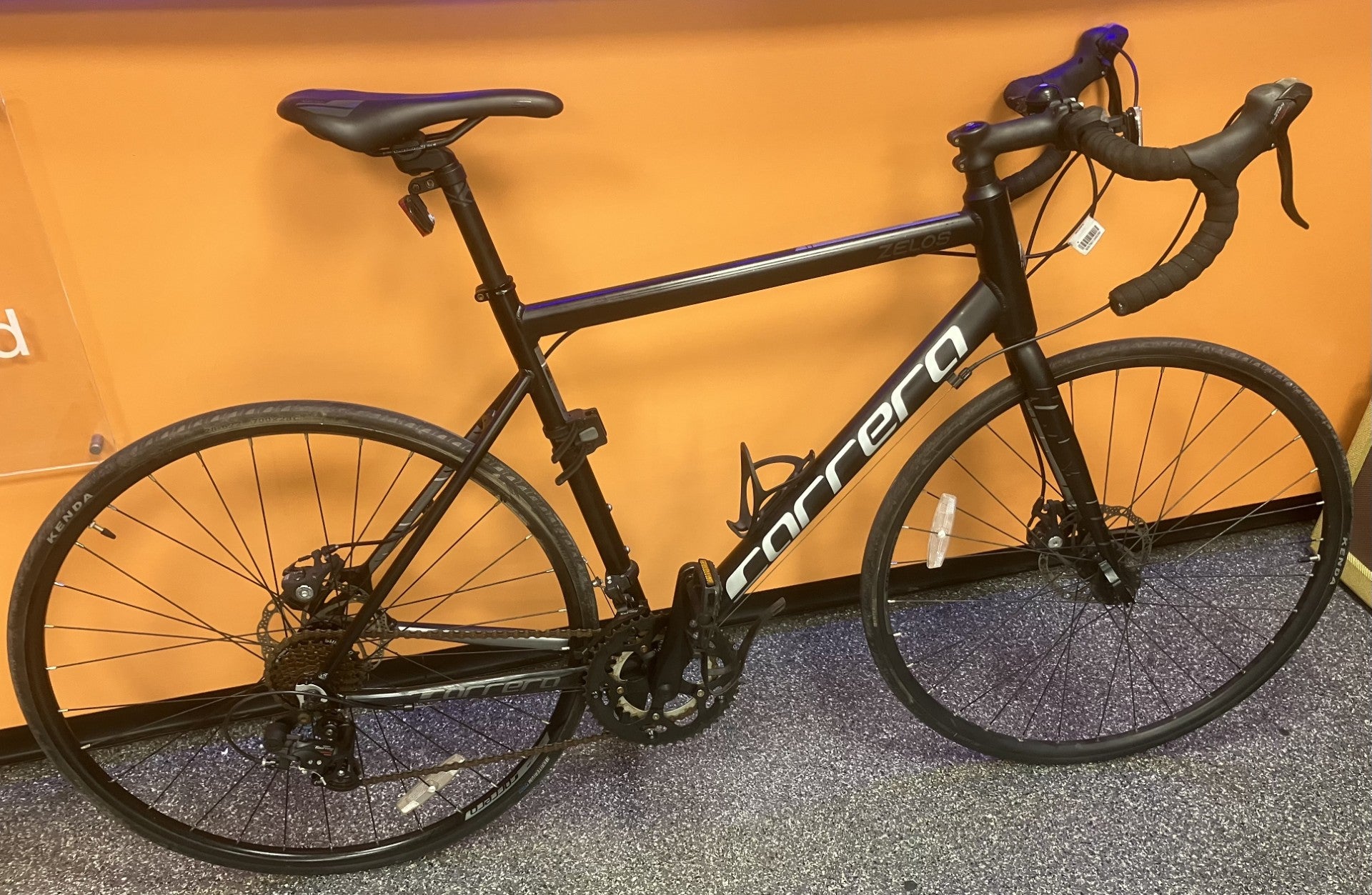 ** Collection Only ** Carrera Zelos Mens 14 Speed Road Bike Alloy Frame - Black ( 18 inch Frame )