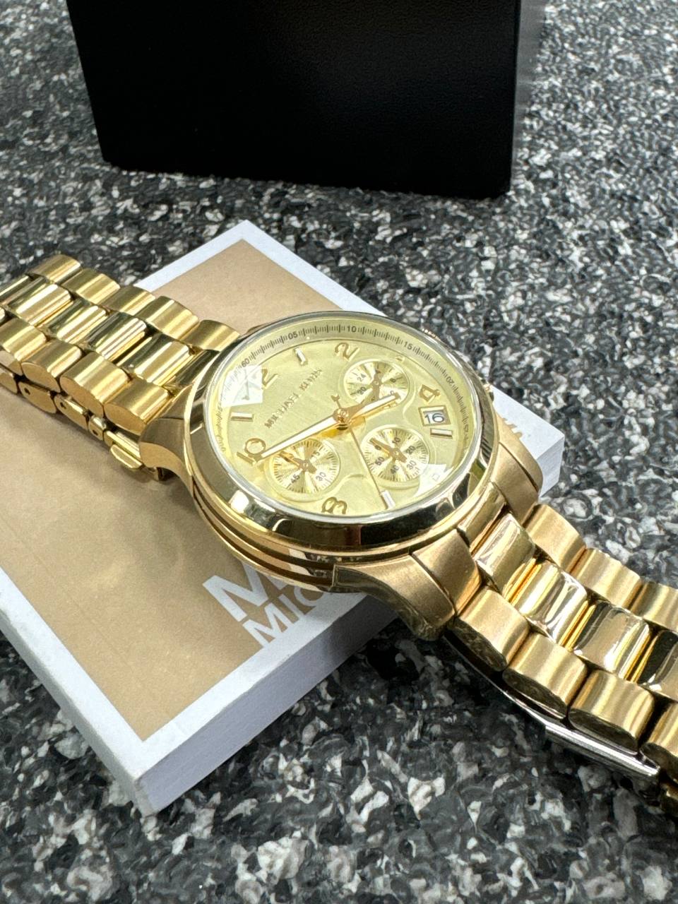 Michael Kors Runway Ladies' Gold Tone Bracelet Watch MK7323 ** Collection Only - Wythenshawe **