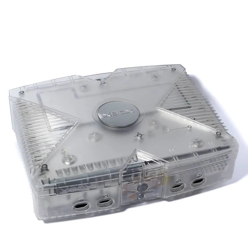 Microsoft Xbox Crystal Console - 3 black pads